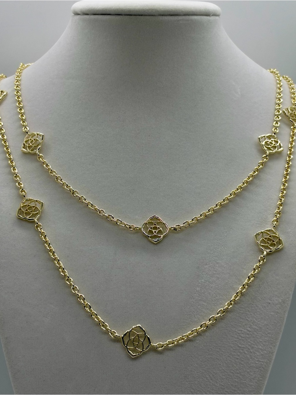 Kendra Scott Gold Devalyn Long Necklace